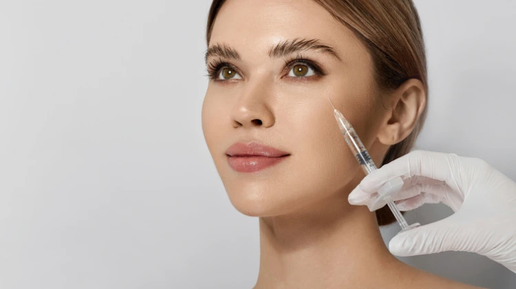 women getting skin booster treatment