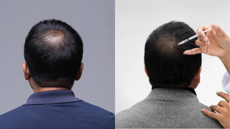 GFC Hair Treatment in Nepal result before and after