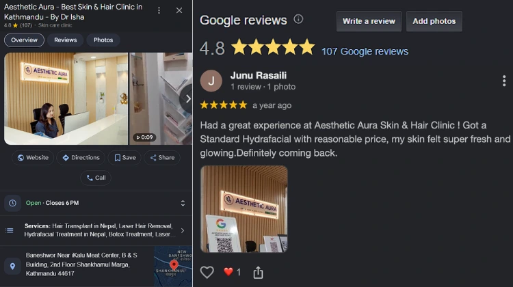 aesthetic aura hydrafacial review